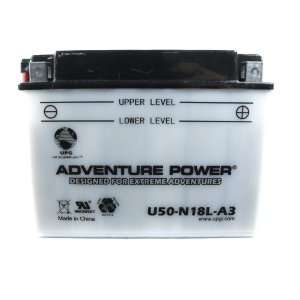  Upg 42006 U50 N18L A3, Conventional Power Sports Battery 