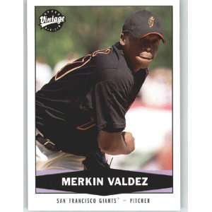  2004 Upper Deck Vintage #486 Merkin Valdez RC   San 