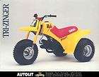 1984 1985 1986 1987 1988 ? Yamaha Tri Zinger 60 3 Wheel ATV Brochure