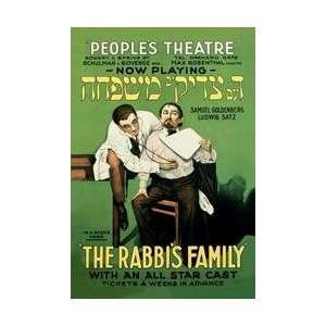  The Rabbis Family 28x42 Giclee on Canvas