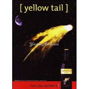   Vintage Ad W.J. Deutsch & Sons, Inc. Yellow Tail Wine 
