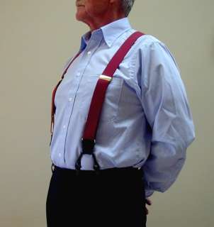 Take a larger look at this man wearing Double Up suspenders