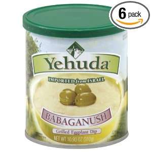 Yehuda Eggplant Dip, 10.9300 ounces (Pack of 6)  Grocery 