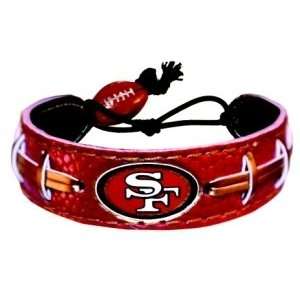  San Francisco 49ers Team Color Football Bracelet Sports 