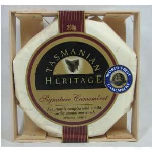 Tasmanian Heritage Signature Camembert 200 Gram  Grocery 