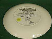 c906 Wedgwood Plate BE MY FRIEND by Mary Vickers  