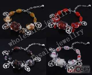 wholesale 12strands crystal&CCB handwork bracelets  