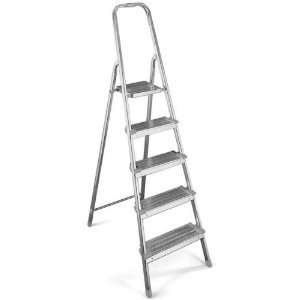    The Container Store 5 Step Ladder Aluminum