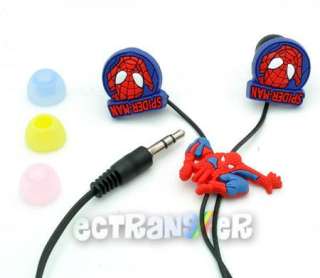 New Spider Man 3.5mm Earphone Earbud Headset/HP1076  