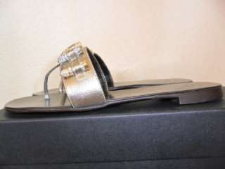 NIB Giuseppe Zanotti rhinestone bullet sandal 36.5  