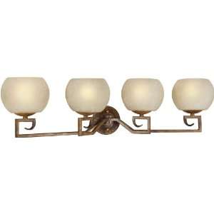 Forte Lighting 5373 04 41 Rustic Sienna Traditional / Classic 35Wx8 