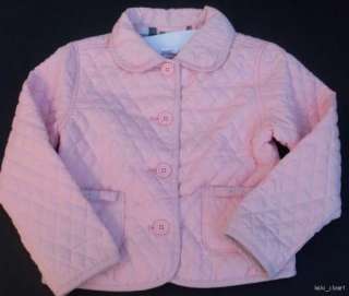Gymboree Homecoming Kitty Pink Quilted Jacket Size M 7 8 NWT  