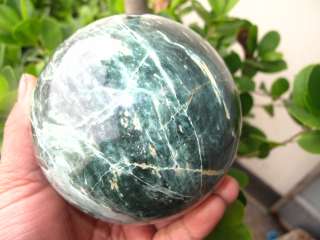 Huge natural Seraphinite crystal sphere ball 3.88lb  