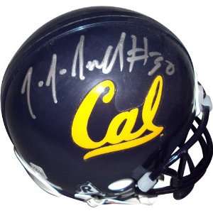  J.J. Arrington Autographed Cal Bears Mini Helmet 