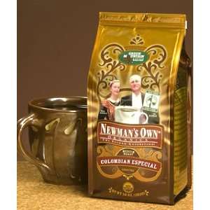Newmans Own Organics Organic Coffee Colombian Especial 12 oz. Whole 