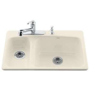   Kitchen Sink With 3 Hole Faucet Drilling K 5924 3 52