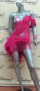 LATIN SALSA (BALLROOM) COMPETITION DRESS SIZE S(LT313A)  