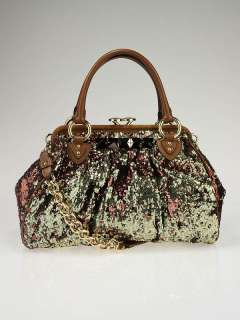 Marc Jacobs Bronze Sequined New York Rocker Stam Bag  