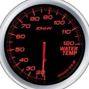   DEFI Advance BF Red 60mm Water Temperature Gauge (Metric) Automotive