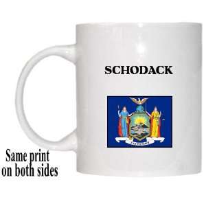  US State Flag   SCHODACK, New York (NY) Mug Everything 