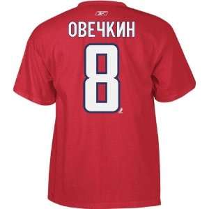   Ovechkin Capitals Reebok NHL Player Country T Shirt