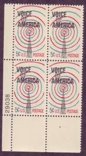 1967 5c VOICE OF AMERICA ISSUE, US Scott #1329  