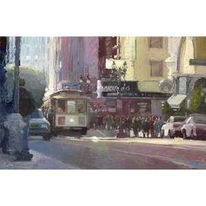  Ken Auster   Other Side of the Tracks Canvas Giclee
