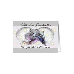  67th Birthday / With Love Grandmother Card Health 