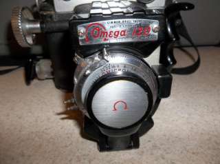 Vtg Simmon Bros. Omega 120 Professional Press Camera w/ Case and 