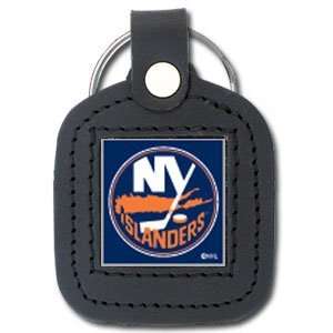  New York Islanders Keychain   Leather Fob Sports 