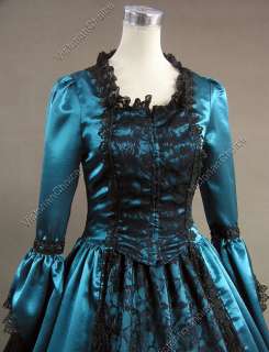 Marie Antoinette Victorian Dress Ball Gown Prom 142 L  