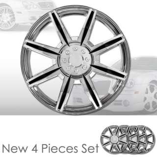 New 15 Hubcaps Chrome Rim 15 inch Wheel Covers 541  