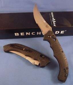 Benchmade 860S Bedlam Axis Knife 154CM Combo Edge  