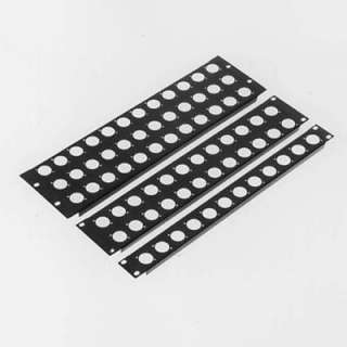 2U / 2 Space Neutrik 24 Holes Punched Rack Panel compatible with 