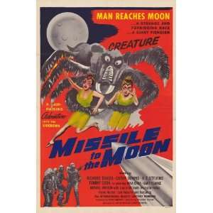  Missile to the Moon (1958) 27 x 40 Movie Poster Style A 