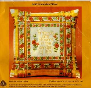 Vintage Creative Circle Crewel Embroidery Kit ~ Friendship ~ 14 x 14 