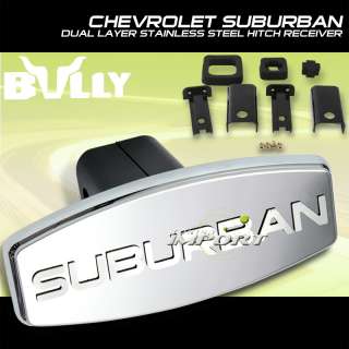 BULLY STAINLESS 1.25 2 HITCH COVER CHEVY GMC SUBURBAN  
