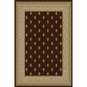  Tayse Royal 7868 Brown 710 Round Area Rug