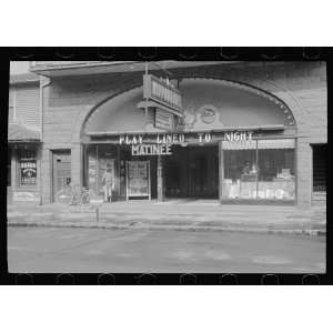 com Photo Movie theater, Elkins, West Virginia. There are two movies 