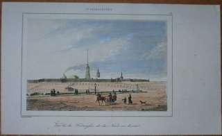 1838 print PETER AND PAUL FORTRESS, ST. PETERSBURG (51)  