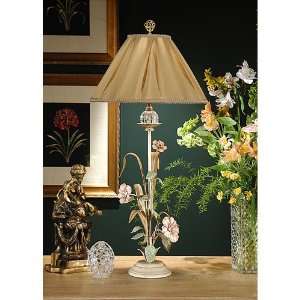  Wildwood Lamps 8393 Wild Rose 1 Light Table Lamps in Hand 