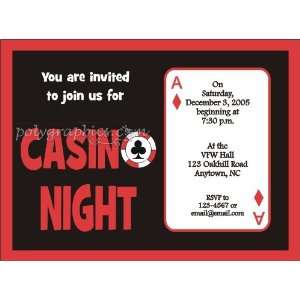  Casino Night Party Invitations Toys & Games
