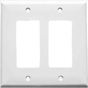   Products Lexan Wall Plates 2 Gang Midsize Decorative/GFCI White 81771