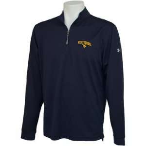  WVU Under Armour Predator Mock in Navy