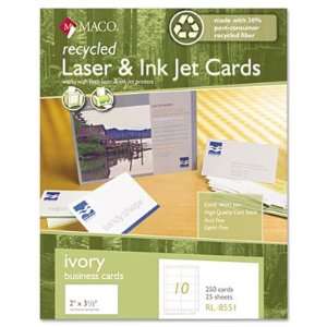  Maco Recycled Business Cards MACRL 8551