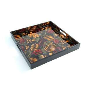 Limited Edition Square Tropical Leaf Tray  Kitchen 