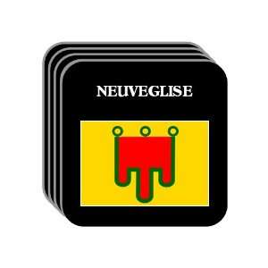  Auvergne   NEUVEGLISE Set of 4 Mini Mousepad Coasters 