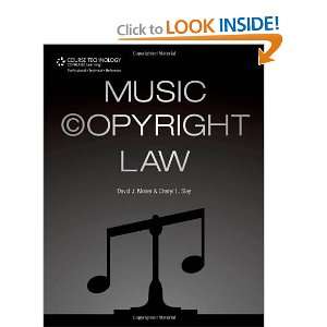  Music Copyright Law [Paperback] David J. Moser Books