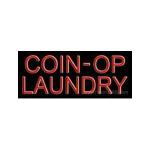  Coin Op Laundry Neon Sign 10 x 24