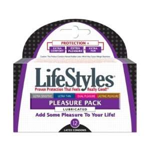  LIFESTYLES PLEASURE PACK 3PK